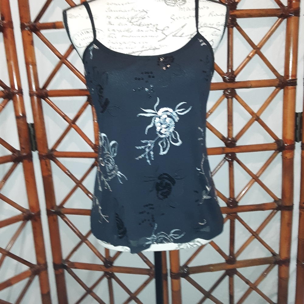 REBEKAH BEADED ROSE CAMISOLE